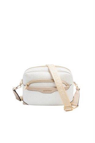 Silver & Polo SP1201 Kadın Çapraz Çanta Logolu Sedef-S.Nut