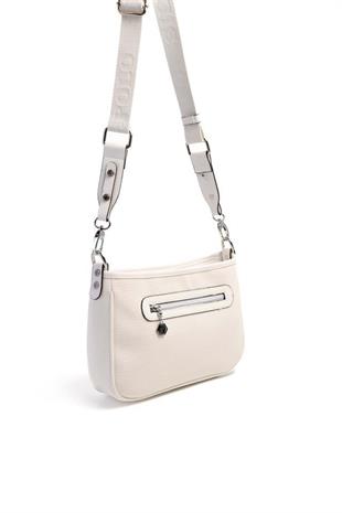 Silver & Polo SP1160 Kadın Çapraz Çanta Petek Beyaz