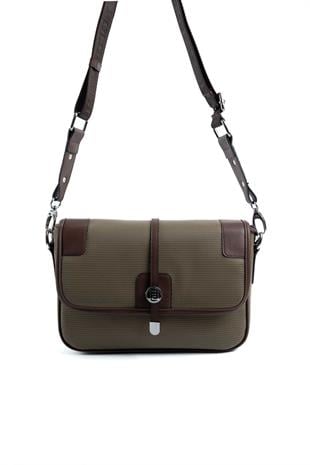 Silver & Polo L.Haki - Kahve SP1182 Kadın Çapraz Çanta