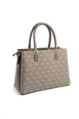 Silver & Polo SP1000 Kadın El Çantası Monogram Y.Yeşil