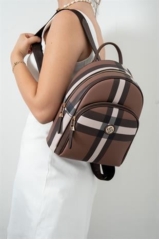 Silver & Polo Koyu Kahve SP1062 Kadın Sırt Çantası