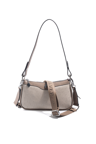 Silver & Polo SP1274 Kadın Çapraz Çanta Fashion Bej-Latte