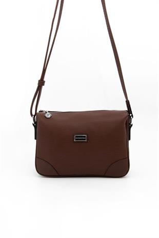 Silver & Polo SP784 Kadın Çapraz Çanta Petek Kahve