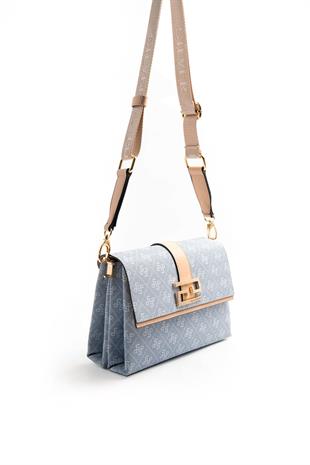 Silver & Polo Mavi - Ten SP1009 Kadın Çapraz Çanta