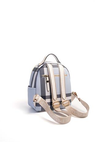 Silver & Polo Mavi - Kemik SP1130 Kadın Sırt Çantası