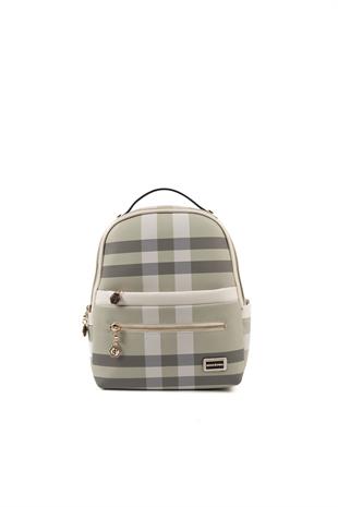 Silver & Polo A.Yeşil - Kemik SP1061 Kadın Sırt Çantası