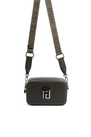 Silver & Polo Haki SP1078 Kadın Çapraz Çanta