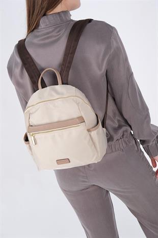 Silver & Polo SP1209 Kadın Sırt Çantası  Bej-Kum
