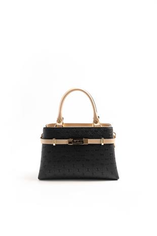Silver & Polo Siyah - S.nut SP1149 Kadın El Çantası