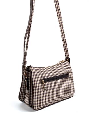 Silver & Polo Kahve Sarı - Kahve SP818 Kadın Çapraz Çanta