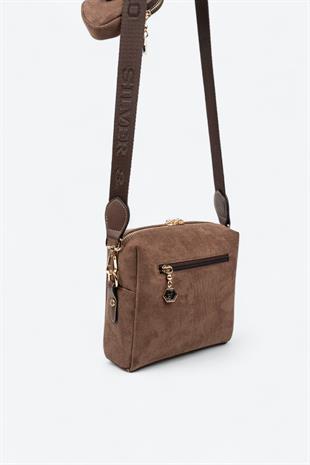 Silver & Polo SP1038 Kadın Çapraz Çanta Kahve