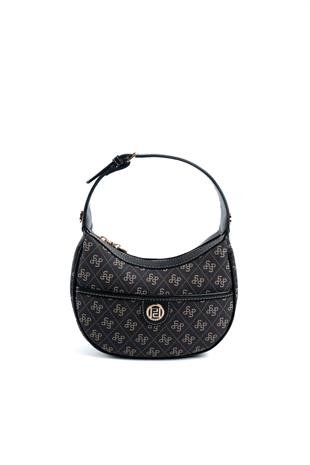 Silver & Polo Füme - Siyah SP1194 Kadın Omuz Çantası