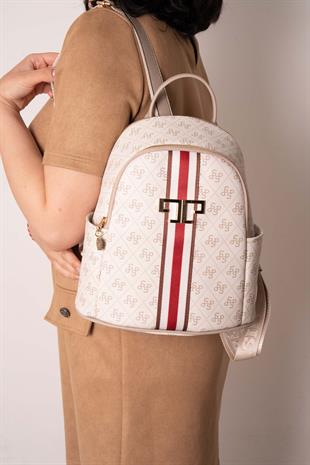 Silver & Polo Bej - Kum SP1161 Kadın Sırt Çantası