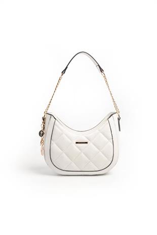 Silver & Polo Beyaz SP1168 Kadın Omuz Çantası