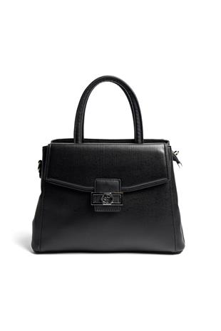 Silver & Polo SP1264 Kadın El Çantası Düz Siyah-Siyah