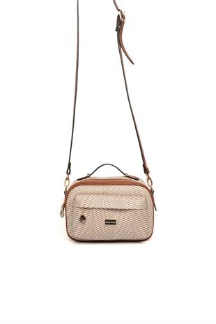 Silver & Polo Bej - Taba SP1186 Kadın Çapraz Çanta