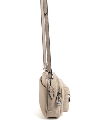 Silver & Polo Kum Bej SP1186 Kadın Çapraz Çanta