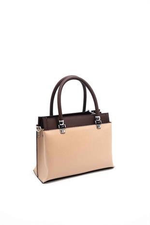Silver & Polo SP826 Kadın El Çantası Düz Nut-Kahve