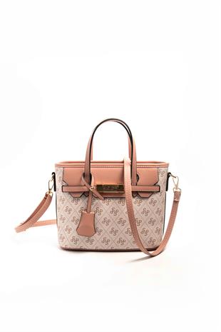 Silver & Polo Pembe - Somon SP1185 Kadın El Çantası