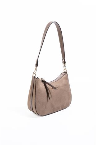 Silver & Polo SP1259 Kadın Omuz Çantası Süet Vizon-Vizon