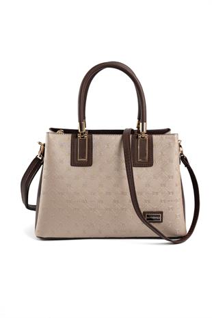 Silver & Polo Nut - Kahve SP1000 Kadın El Çantası
