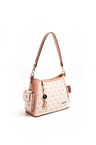 Silver & Polo Pembe - Somon SP1183 Kadın Omuz Çantası