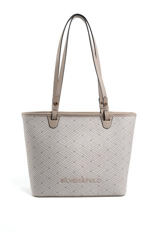 Silver & Polo Bej - Kum SP1204 Kadın Omuz Çantası