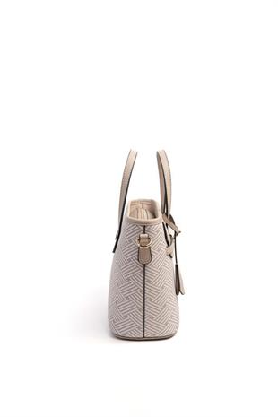 Silver & Polo SP1185 Kadın El Çantası Ç.Örgü Bej-Kum