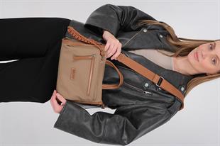 1228 Kadın El Çantası  Vizon-Taba