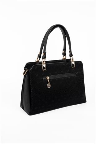 Silver & Polo SP972 Kadın El Çantası Fashion Siyah-Siyah