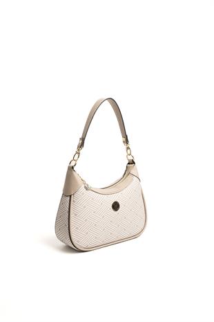 Silver & Polo Bej - Kum SP1180 Kadın Omuz Çantası