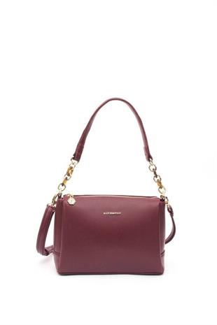 Silver & Polo SP910 Kadın Çapraz Çanta Düz Bordo