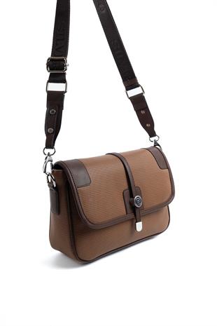 Silver & Polo Karamel - Kahve SP1182 Kadın Çapraz Çanta
