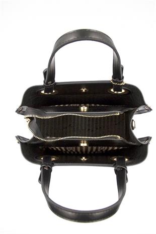 Silver & Polo SP975 Kadın El Çantası Düz Siyah-Siyah