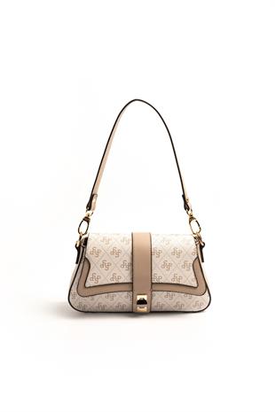 Silver & Polo Bej - Kum SP1177 Kadın Omuz Çantası