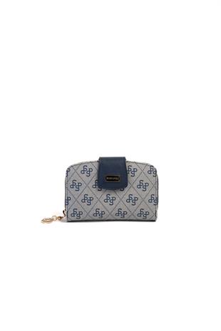 Silver & Polo Gri - Laci SP874 Kadın Cüzdan & Kartlık