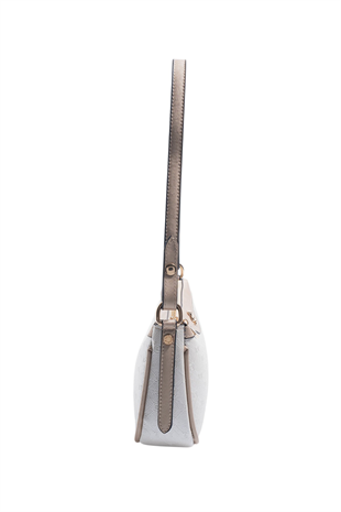 Silver & Polo SP1274 Kadın Çapraz Çanta Logolu Sedef-S.Nut