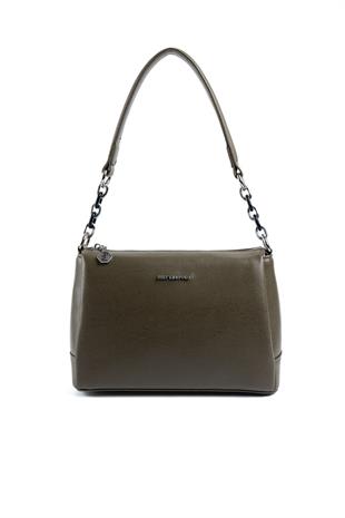 Silver & Polo Haki SP910 Kadın Çapraz Çanta