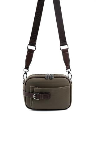 Silver & Polo L.Haki - Kahve SP1256 Kadın Çapraz Çanta