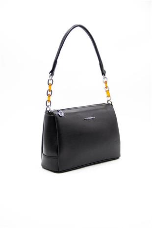 Silver & Polo SP910 Kadın Çapraz Çanta Düz Siyah