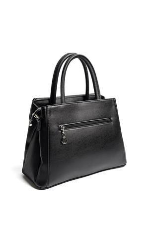 Silver & Polo SP1264 Kadın El Çantası Düz Siyah-Siyah