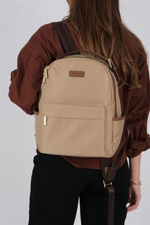 Silver & Polo SP1206 Kadın Sırt Çantası  Vizon-Camel