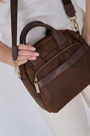 1216 Kadın El Çantası  Kahve