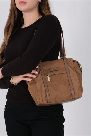 1215 Kadın Omuz Çantası  Tütün-Kahve