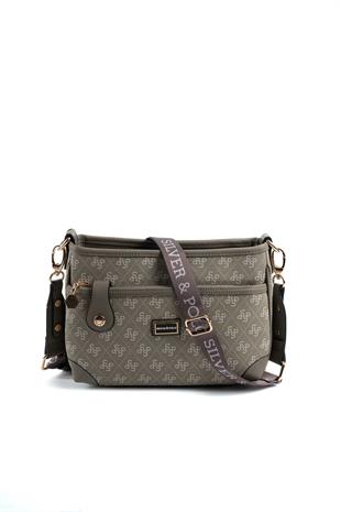 Silver & Polo Yeşil SP1160 Kadın Çapraz Çanta