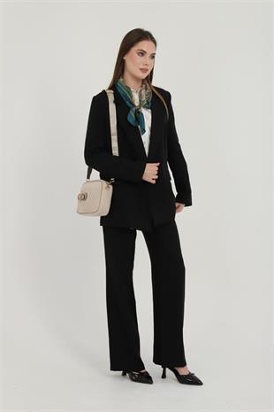Silver & Polo SP1256 Kadın Çapraz Çanta Süet Bej-Kum