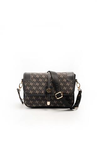 Silver & Polo Füme - Siyah SP1182 Kadın Çapraz Çanta