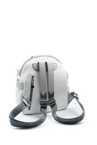 Silver & Polo SP771 Kadın Sırt Çantası Petek Beyaz-A.Gri