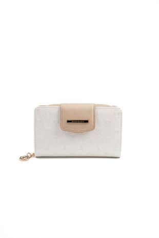 Silver & Polo SP1202 Kadın Cüzdan & Kartlık Logolu Sedef-S.Nut