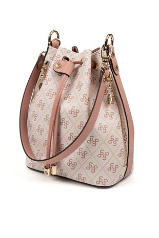 Silver & Polo Pembe - Somon SP1137 Kadın Çanta Modelleri>Omuz Çantası